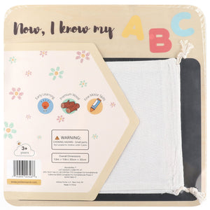 WonderBee Wooden Alphabet Chunky Puzzle