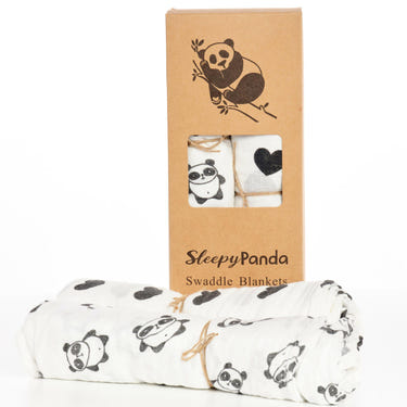 Bamboo swaddle pack for babies, soft and breathable blanket for comfort and security.