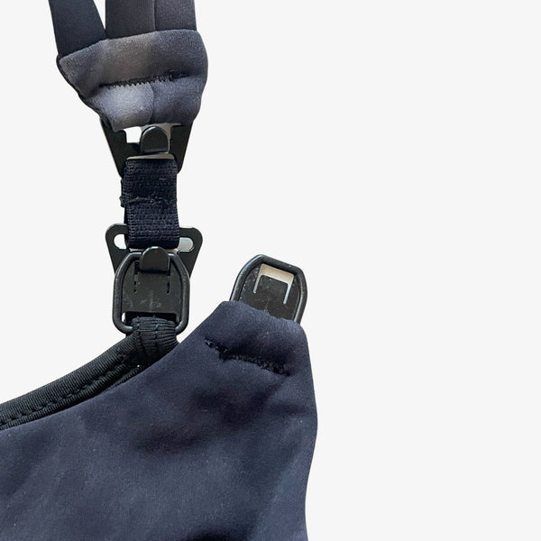 Chloe 4 Running Nursing & Pumping Sports Bra (Black Cloud)