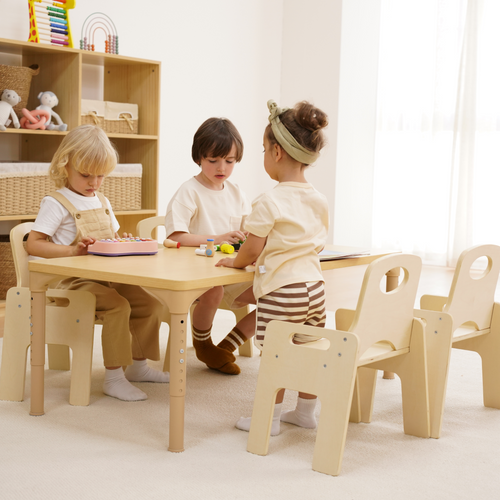 Adrian Adjustable Toddler Table & Chair Set for kids, perfect for playtime and learning activities.