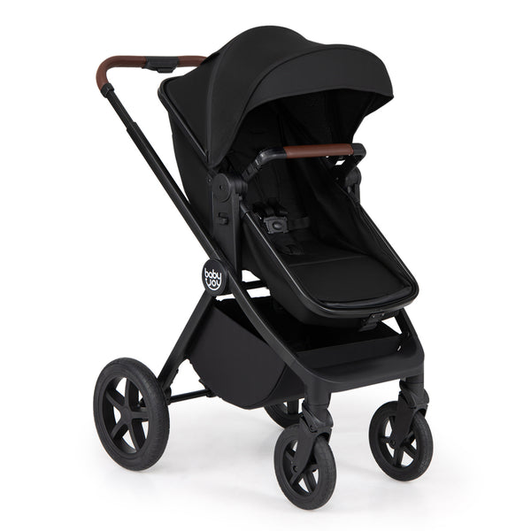 3-in-1 Convertible High Landscape Bassinet Stroller with Reversible Seat