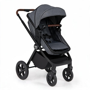 3-in-1 Convertible High Landscape Bassinet Stroller with Reversible Seat