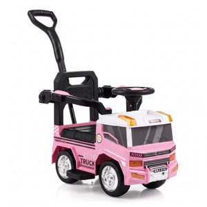 3-in-1 Kids Ride On Push Car for Toddlers 3 to 5 Years Old with Music