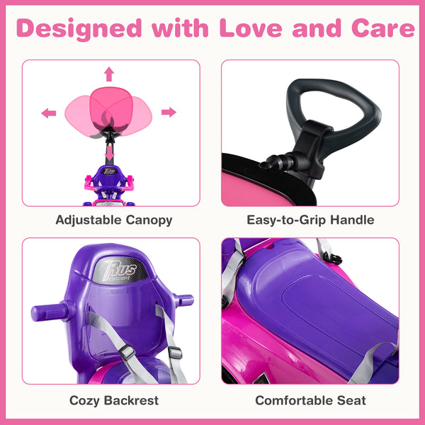 3 in 1 Push Car for Toddler Stroller Sliding Walking Car for Boys and Girls