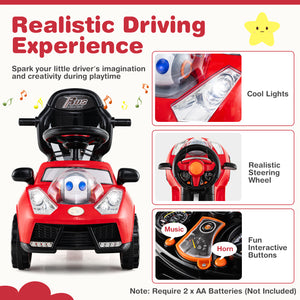 3 in 1 Push Car for Toddler Stroller Sliding Walking Car for Boys and Girls