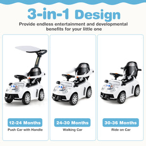 3 in 1 Push Car for Toddler Stroller Sliding Walking Car for Boys and Girls