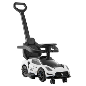 3-in-1 Ride on Push Car Maserati Licensed Sliding Car with Music