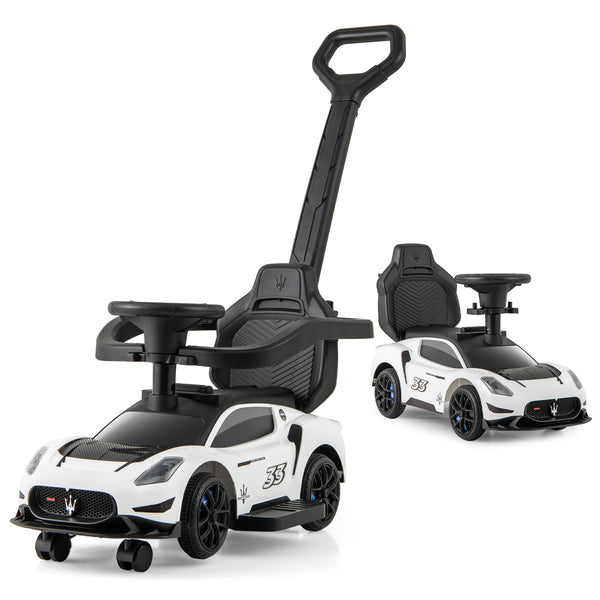 3-in-1 Ride on Push Car Maserati Licensed Sliding Car with Music