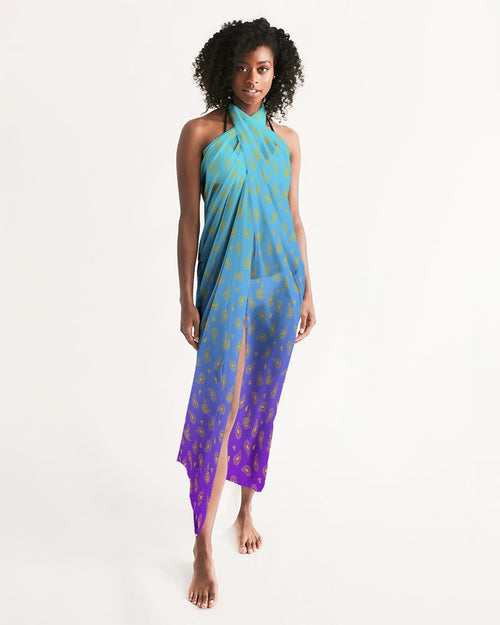 Peacock Henna Women's Swim Cover