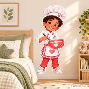 Personalized Baker Wall Decal from Photo, Dream Job Sticker, image 6