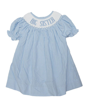 Big Sister Blue Gingham Emmie Dress - Cute and stylish dress for young girls. Perfect for special occasions!