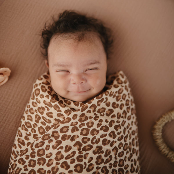 Organic Cotton Muslin Swaddle Blanket