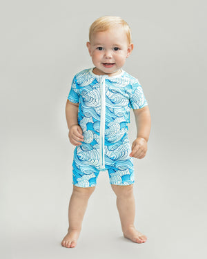 Bamboo Shorty Romper | Delmar