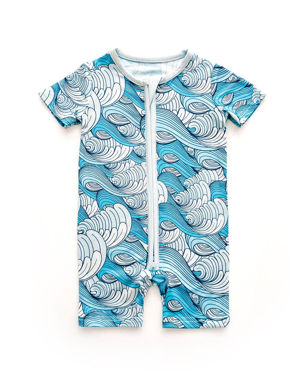 Bamboo Shorty Romper | Delmar