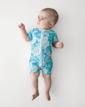 Bamboo Shorty Romper | Delmar