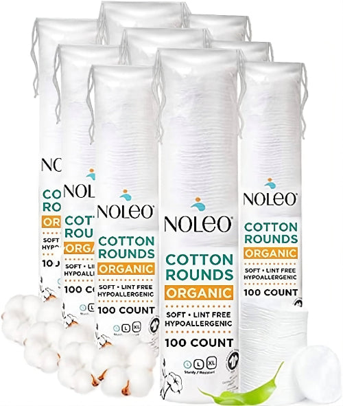 NOLEO Organic Cotton Rounds - Small 2" - MOOGCO Baby