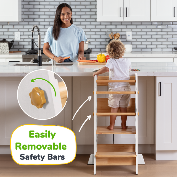 Montessori Toddler Tower - Adjustable Kitchen Stool Helper