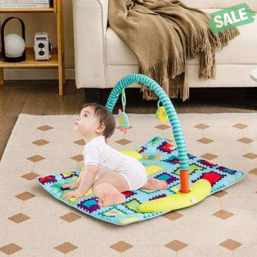 4-in-1 Baby Bouncer Activity Center with 3 Adjustable Heights-Green Baby Bouncer & Rocker