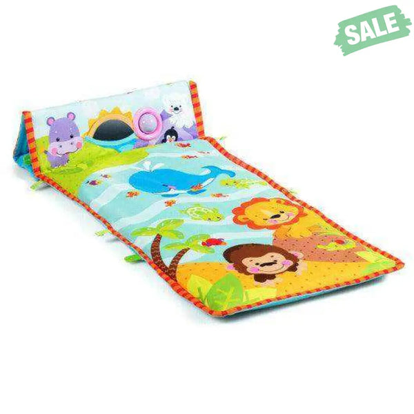 4-in-1 Baby Play Gym Mat with 3 Hanging Educational Toys Baby Gyms & Playmats
