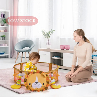 4-in-1 Baby Play Gym with Soft Padding Mat and Arch Design Baby Gyms & Playmats