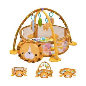 4-in-1 Baby Play Gym with Soft Padding Mat and Arch Design Baby Gyms & Playmats
