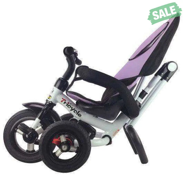 4-in-1 Detachable Learning Baby Tricycle Stroller w/ Canopy Bag-Pink Baby Strollers