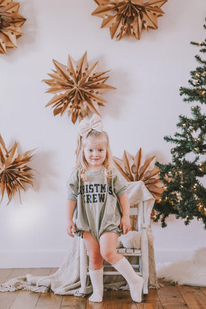 Christmas Crew Sweatshirt Romper