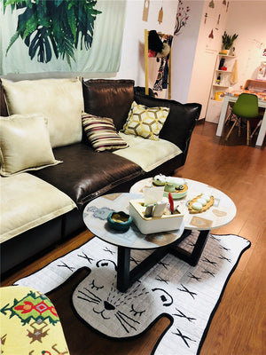 Baby Play Mat, White Tiger Rug