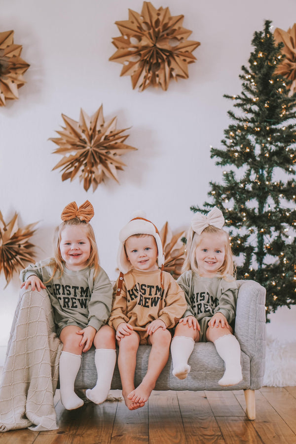 Christmas Crew Sweatshirt Romper