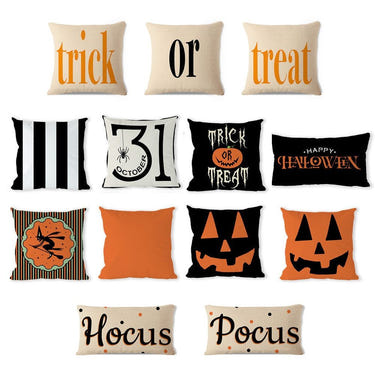 Halloween-themed baby pillowcase featuring playful designs for a cozy night's sleep.