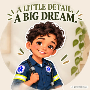 Personalized Paramedic Wall Decal from Photo, Dream Job Sticker, image 12