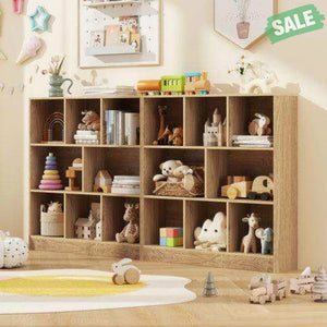 41 Inches 8-Cube Freestanding Bookcase for Kids-White White Kids Storage