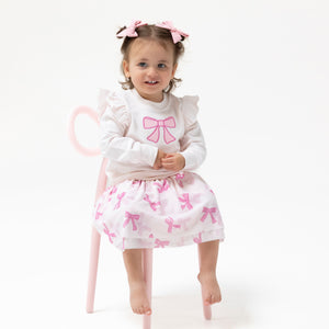Pretty Bows - Printed Bow Tutu Skirt