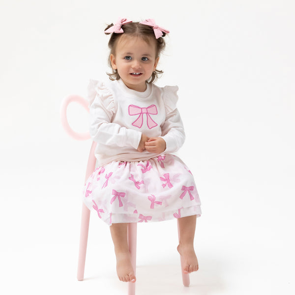 Pretty Bows - Printed Bow Tutu Skirt