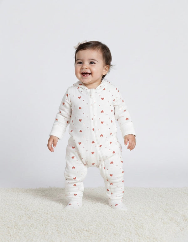 Sweetheart Hooded Onesie