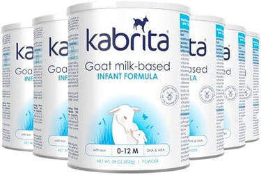 Kabrita Goat Milk Infant Formula 28 oz pack of 6 - nutritious baby formula for healthy growth and development.