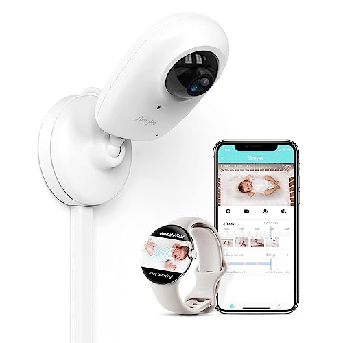 Simyke Smart Baby Monitor - 1080P HD Camera, Smartwatch Connectivity