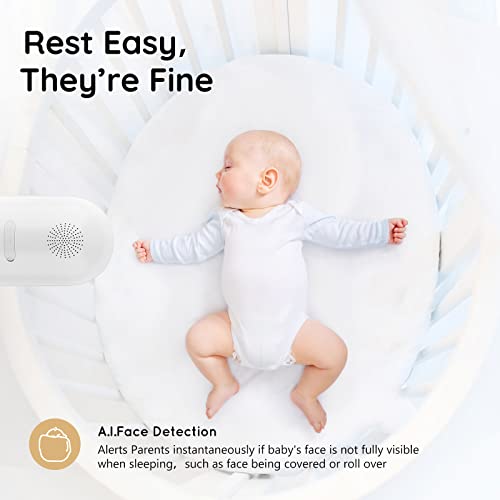 Ebemate Smart Baby Monitor - Full HD Streaming, Interactive Audio, Calming Lullabies