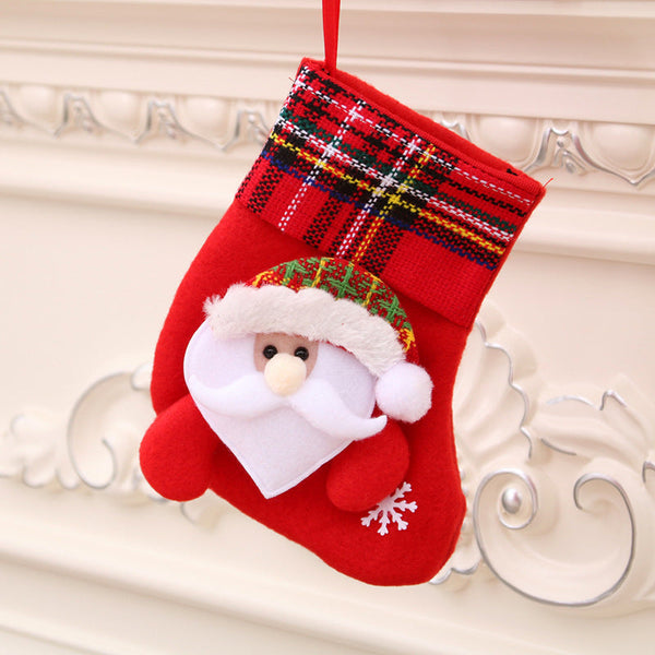 Santa Claus Socks Christmas Tree Pendant