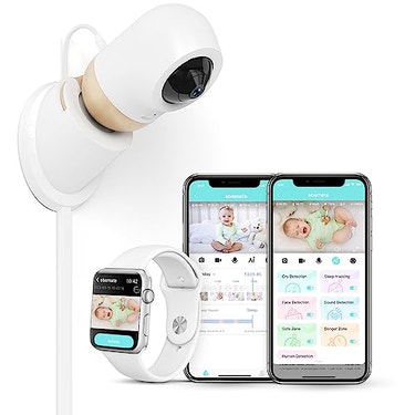 Ebemate Smart Baby Monitor - 2K Ultra HD Video & Audio, Smartwatch Integration - MOOGCO Baby