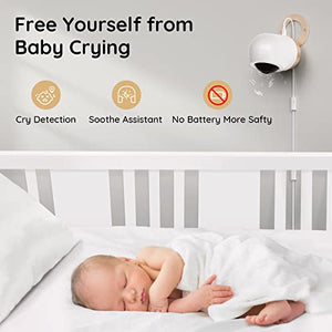 Ebemate Smart Baby Monitor - Full HD Streaming, Interactive Audio, Calming Lullabies