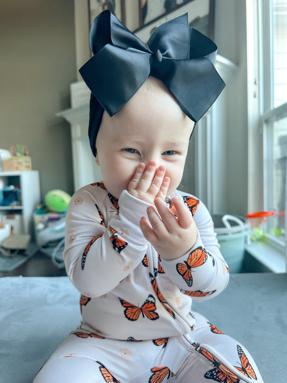 Cozy Bedtime Flutter Zippy pajamas for babies, featuring a soft design and easy zip closure for comfort and convenience.