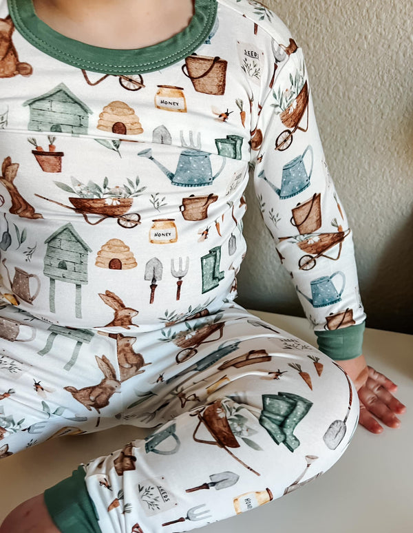 Cottontail Garden 2pc Bamboo Pajamas