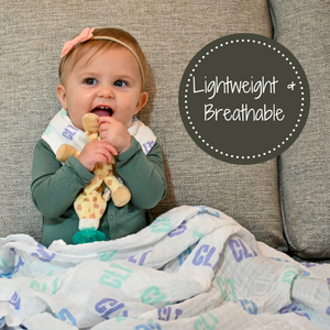 CLT  - Charlotte, NC Muslin Cotton Bib - MOOGCO Baby