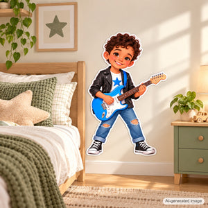 Personalized Musician Wall Decal from Photo, Dream Job Sticker, image 6