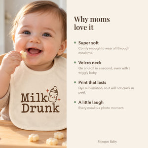 Why moms love this baby bib: soft, easy and made to last