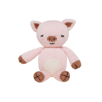 Red and Olive Co Baby Pig 7" Handcrafted Plush Piglet Farm Collection