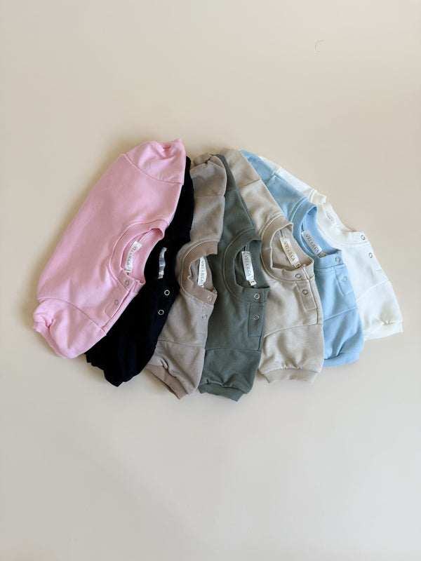 Short Sleeve Bubble Romper - MOOGCO Baby