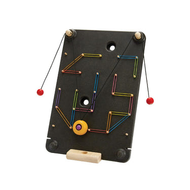 "Colorful wall ball game for babies, promoting active play and development in a stylish furniture design."