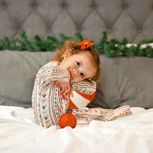 Candy Cane Lane Bamboo Christmas Pajamas - Zippy